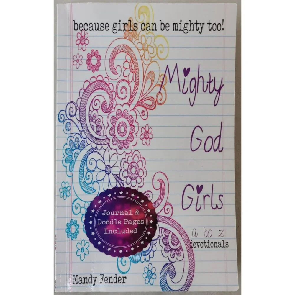 Mighty God Girls A To Z Devotionals Journal ages 7-11 By Mandy Fender 2016 - Picture 1 of 9